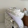 Manta CELING Estilo Coreano, Un Lado Algodón Tejido Súper Suave, Un Lado Terciopelo de Frijol Calmante, Individual/Doble Persona, Lavable a Máquina, Colcha de Primavera/Otoño, Colcha de Invierno