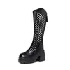 Botas de Plataforma Hueca de Hollow Knight para Mujer de 10 cm, Nuevas Botas Altas Transpirables de Verano 2026, Sandalias Versátiles Adelgazantes para Mujer