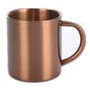 Venta al por mayor, taza de acero inoxidable 304, práctica taza para estudiantes de jardín de infantes, taza de leche con doble impresión anti-escaldado