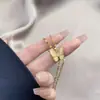 Collar con Colgante de Mariposa Ojo de Gato para Mujer Famoso en Internet Estilo Frío ins Sentido de Diseño Nicho Cadena para Clavícula de Lujo Ligero Elegante