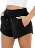 Pantalones Cortos Deportivos Casuales Transfronterizos Versátiles de Pierna Recta Holgados 2025 para Fitness, Correr, Alargar Piernas, Yoga, Transpirables, de Cintura Alta