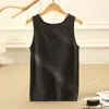 Camisole de Caxemira Slim-Fit 2026 para Mulheres, Regata de Caxemira Costurada de Gola U Justa Sem Mangas