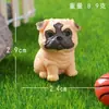 Accesorios de Papelería Simulación Linda Figura de Cachorro Hogar Escritorio Sala de Estar Serie Creativa Sanadora 2025 Nuevo Artículo Decorativo