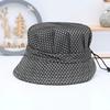 Sombrero de Pescador para Mujer Primavera y Verano Madre de Mediana Edad Abuela Protección Solar Sombrero para el Sol Señora Mayor Ala Ancha Tela para Exteriores Sombrero de Cubo