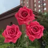 3 Arreglos de Rosas de Diamante para Montaje de Escena de Boda, Guía de Escenario, Pared de Flores de Piso, Flores Falsas de Techo, Flores de Seda, Flores Artificiales al por Mayor