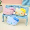 Lindo colgante de muñeca de cabeza de gato con lazo de felpa de dibujos animados, accesorios DIY para ropa, zapatos, bolsos y decoración de regalos
