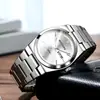 2026 Nuevo Elegante y de Alta Gama Hebilla Negocios Casual Dual Calendario Luminoso Reloj de Cuarzo para Hombres