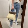 Bolso de Mano de Moda Europeo y Americano Transfronterizo Nuevo Bolso de Lona para Mujer Maletín Retro Bolso de Mano Bolso de Hombro Único Cruzado