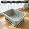 Caja especial para el cultivo de hortalizas, maceta rectangular de plástico para balcón, maceta familiar para plantar hortalizas, artefacto para plantar hortalizas.