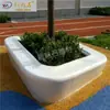 Banqueta de concreto pré-moldado de fábrica com face aparente para piscina de flores piscina de árvores banqueta de cimento de alto desempenho arte em cimento banqueta personalização