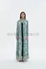 Gabardina de Estilo Otoño-Invierno para Mujer, Cárdigan Estampado Plegado Issey Miyake, Gabardina Larga, Gabardina tipo capa