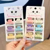 Clip de moda coreana transfronterizo tamaño pequeño color polvo de oro pinza para el pelo seis clips de macarrón mini accesorios para el pelo