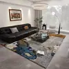 Tapete luxuoso e de alta qualidade para sala de estar, novo modelo 2026, tapete para sofá e mesa de centro, tapete de cabeceira para quarto, tapete de piso de grande área com cobertura total