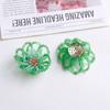 Zhen Tu Estilo Lujo Ligero Colorido Exquisito Flor Hueca Súper Hada Cuentas de Vid Tejidas a Mano Accesorios para el Cabello y Pendientes Joyería DIY