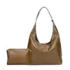 2025 Nova Moda Versátil Ombro Único Transfronteiriça Casual Bolsa Macia Feminina Bolsa de Balde Grande Capacidade Bolsa Tote para o Dia a Dia