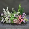 Arreglos Florales de Boda Estilo Bosque, Macetas Colgantes, Flores de Seda, Decoraciones de Pasillo, Decoraciones para la Ceremonia de Entrega del Coche de Boda, Escaparates, Plantas Verdes