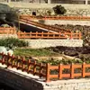 Valla de Plástico Acero PVC Verdeo Comunitario Barandilla Protectora de Césped Jardín Exterior Macizo de Flores Patio de Villa Huerto Valla Pequeña