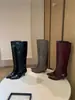 Otoño 2026 Nuevo Estilo Europeo y Americano Elegantes Botas Altas de Punta Fina para el Trabajo Botas de Tacón Bajo de Pierna Ancha