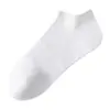 Calcetines invisibles de barco en blanco y negro, calcetines cortos de verano finos para hombre, calcetines de algodón de compresión, absorbentes de sudor, resistentes al olor, suela cómoda, calcetines deportivos para hombre