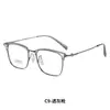 Yitong "26026" 52mm Marco de Gafas Estilo Ceja Ultraligero Sin Tornillos de Titanio Puro para Hombres con Patillas Flexibles, Venta al por Mayor desde Danyang