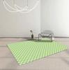 Alfombra de tablero de ajedrez para dormitorio, sala de estar, estilo sencillo, habitación de niña, mesita de noche, mesa de centro, sofá, alfombra de piso a cuadros de celebridades de Internet