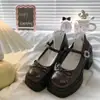 Combina con Faldas, Zapatos Mary Jane Bajos, Lazo Estilo Francés, Tacones Gruesos Retro, Estilo JK Escolar, Nuevo Modelo Otoño 2026