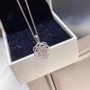 Estilo coreano simples moda zircão all-match clavícula corrente diamante-incrustado feminino fresco pingente colar fábrica vendas diretas