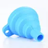 Embudo Plegable de Silicona Portátil Embudo de Cuello Largo Embudo Telescópico para Drenaje de Aceite Embudo Grueso de Cocina para Hogar para Dispensar Líquidos Embudo de Rejilla para Aceite