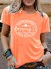 Amazon Transfronteiriça Europeia e Americana Padrão Reuing Moda Solta Casual Manga Curta Gola Redonda Camiseta Feminina E-commerce Transfronteiriço