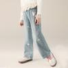 Pantalones Vaqueros de Colaboración Coolomi para Niñas Modelo 2026 Pantalones con Estampado de Dibujos Animados para Niños Mayores Verano Ropa Anti-Mosquitos