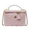 Bolsa de Mão Retrô Fashion 2026 Nova Bolsa Quadrada Pequena Acolchoada com Diamantes de Toque de Luxo Bolsa de Ombro Casual para Mulheres