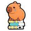 Tamancos Capivara Fofos de Aprendizagem de Cuidados Médicos Flor de Sapato PVC Borracha Macia Acessórios Decorativos DIY Fivela de Flor de Sapato Removível