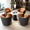 Sofá Botonado de Lujo Ligero, Juego de Mesas de Café para Vestíbulo de Hotel de Oficina, Sala de Exposiciones de Club House, Sofá para Múltiples Personas para Negocios en Tienda