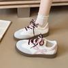 2026 Talla Grande 42 Primavera y Verano Zapatos de Entrenamiento para Mujer Estilo Alemán, Nicho Original Planos Casuales Versátiles Antideslizantes Modernos Simples Zapatillas