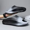2025 Verano Pantuflas de Avión de Moda Tendencia Pareja Hogar Suela Gruesa Antideslizantes Simples Versátiles Exteriores Playa Chanclas