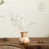 Jingdezhen Cerâmica Estilo Chinês Novo Pequeno Vaso Decorativo para Flores Porcelana Vermelha e Branca Arranjo de Flores Feito à Mão Ornamento de Mesa de Chá Vaso de Arte