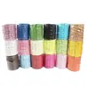 Corda de Papel Colorida com Arame de Ferro para Aula de Artesanato Estudantil Tecelagem Rattan de Papel Materiais Manuais para Fazer Cestas de Flores e Vasos