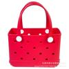 Bolso de Playa Popular Transfronterizo 2024 Eva de Gran Capacidad Moda Europea y Americana Color Puro Bolso Satchel Bolso de Hombro Bolso de Playa para Mujer