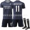 2526 Traje de ropa de fútbol Jersey 5 Bellingham 7 Vinicus Ronaldo Nuevo Real Madrid Visitante 9 Mbappe