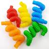Tubos Pop Coloridos Plástico Telescópico Brinquedo Alívio do Estresse Educacional DIY Tubo Corrugado Brinquedo Venda por Atacado
