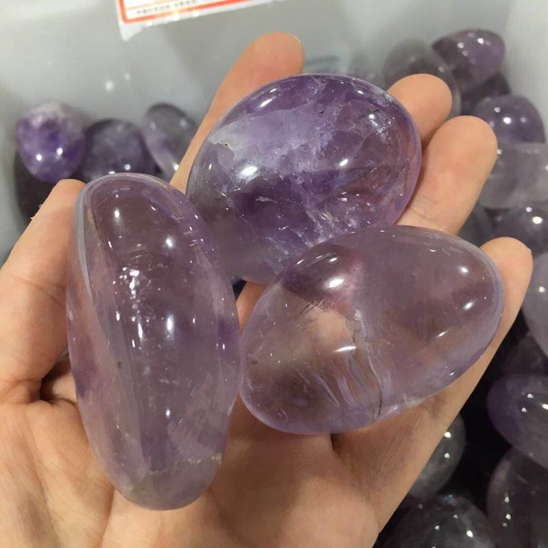 Amethyst palm stones (2)