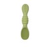 Cuchara de Silicona para Bebé Lista en Fábrica para Cereal de Arroz Cuchara de Silicona de Grado Alimenticio para Comida de Bebé Cuchara de Entrenamiento Cuchara para Alimentar Cuchara