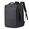 Mochila Masculina de Grande Capacidade para Viagens de Negócios de Longa e Curta Distância, Mala Expansível, Bolsa para Laptop