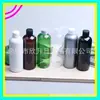 Botella cosmética azul de 300 ml con tapa de mariposa, botella azul de hidrosol, botella de desinfectante de manos, botella de PET para champú con tapa abatible