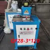 Máquina de cisalhamento de canto hidráulica chapa de ferro aço inoxidável placa de cobre alumínio pedal de pé pneumático máquina de corte de canto furo redondo corte de canto ajustável 6x250