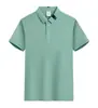 Camiseta de Manga Corta con Cuello de Solapa de Seda Helada de Verano Personalizada para Hombre Camisa Polo de Publicidad Cultural para Equipos Corporativos Ropa de Trabajo Personalizada Estampada con Logo