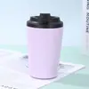 Taza Termo Portátil de Acero Inoxidable de Alto Valor Estético con Marcas de Medición, Taza de Café para Beber Directamente, Taza de Viaje Más Vendida Transfronteriza