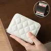 Bolsa para Tarjetas de Mujer Exquisita Gama Alta Sentido de Gama Alta Nueva Múltiples Tarjetas Pequeña Anti-desmagnetización Bolsa para Cambio e ID para Mujeres