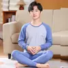 Conjunto de roupa íntima infantil Meninos Crianças médias e grandes roupas de outono terno de calça comprida adolescentes suéter de algodão suéter suéter terno de calça