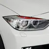 Adecuado para 3 series F30 13-18 fibra de carbono cejas de lámpara de faro pegatinas decorativas piezas de automóvil exterior de coche modificado